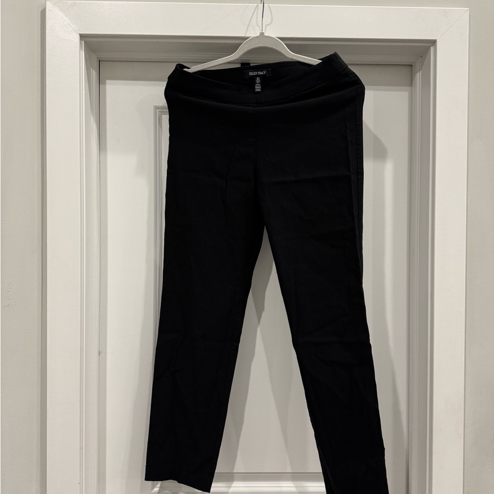 Ellen Tracy Elegant Black Trousers